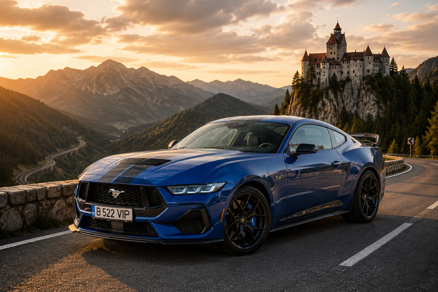 2025 Ford Mustang 5.0L V8 for Rent in Bucharest Romania