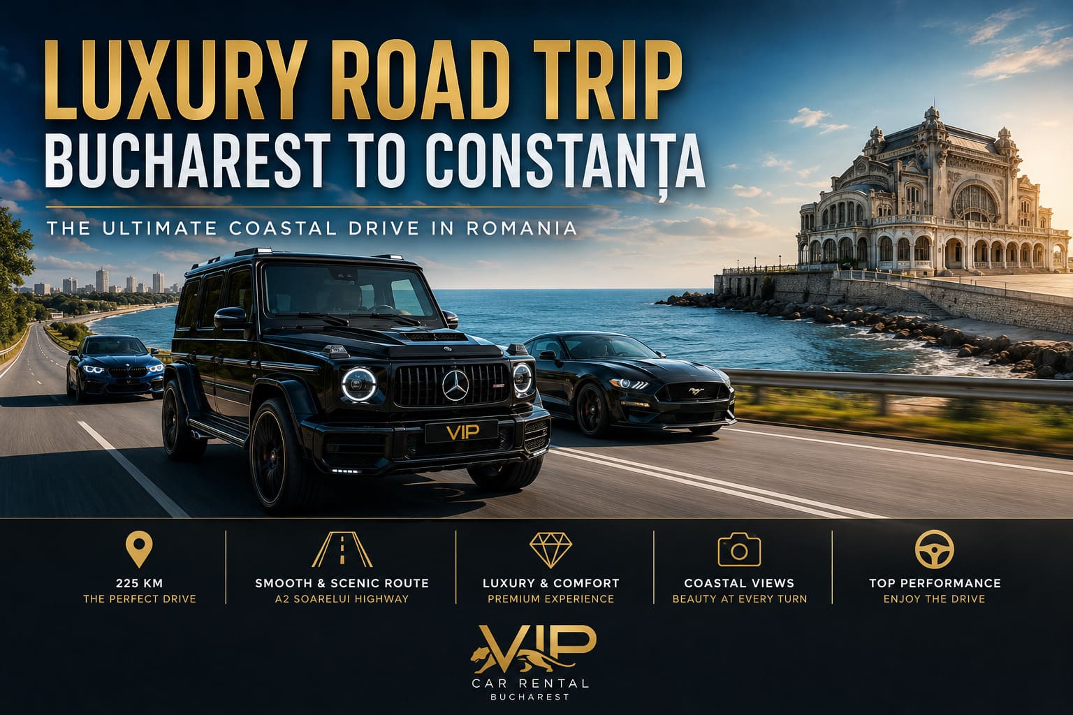 Luxury Road Trip Bucharest to Constanța
